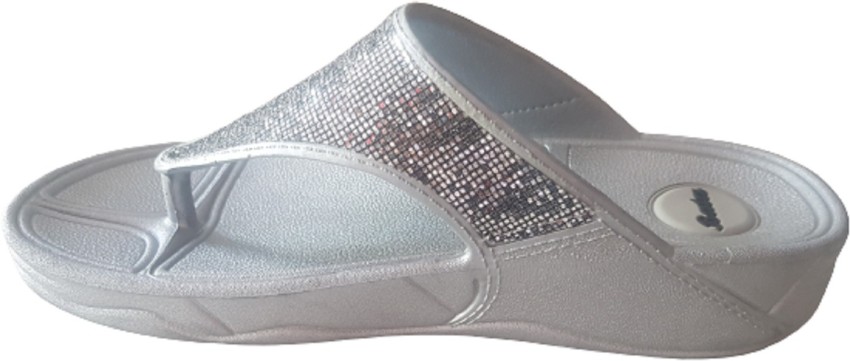 Bata silver slippers new arrivals