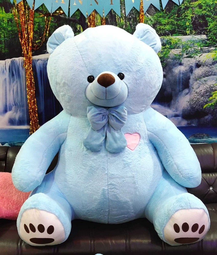 Giant 4 Foot Teddy Bear 48 Inches 122 cm Soft Big Plush Huge Stuffed Animal Beige Color