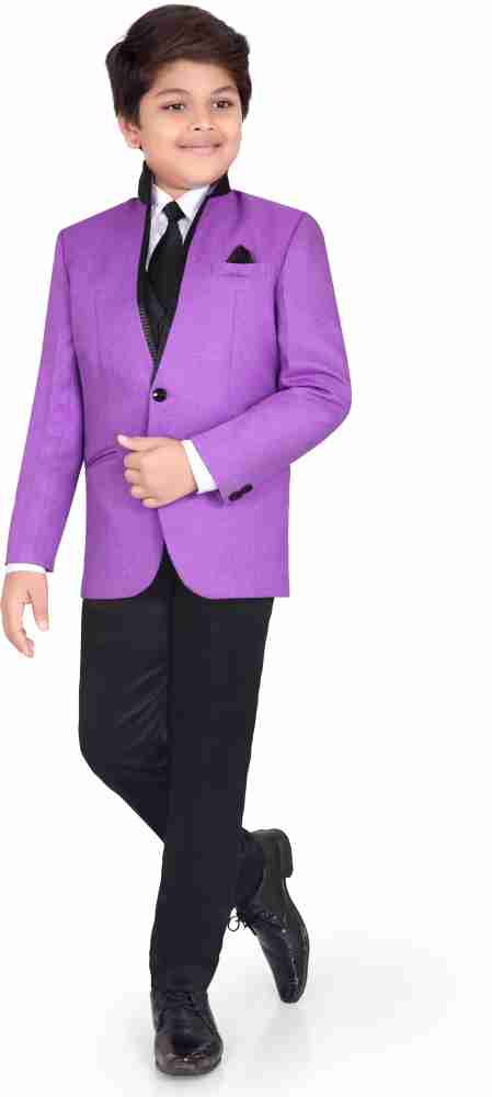 Kids purple hot sale suit