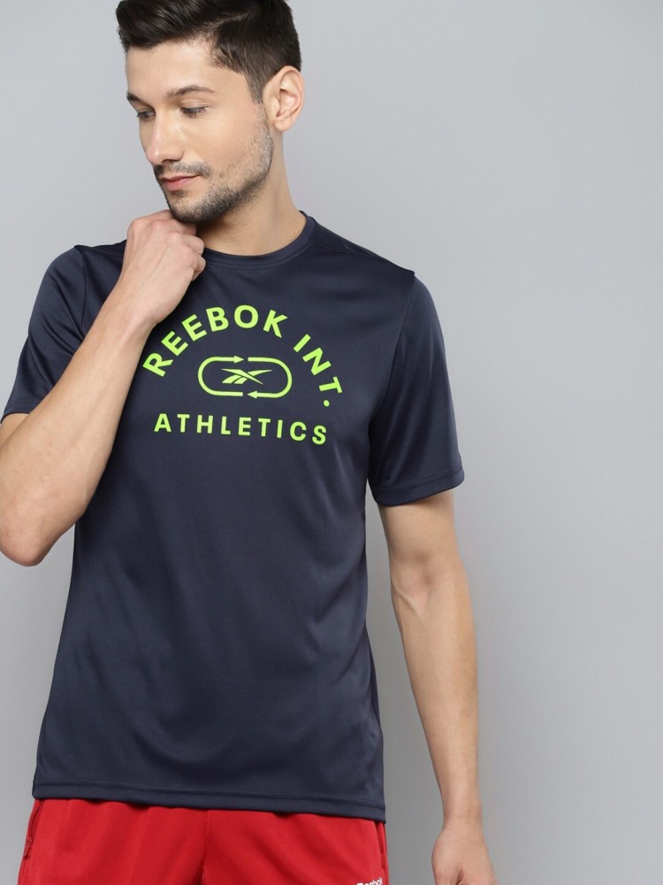 Reebok Men's T-Shirt - Navy - XL