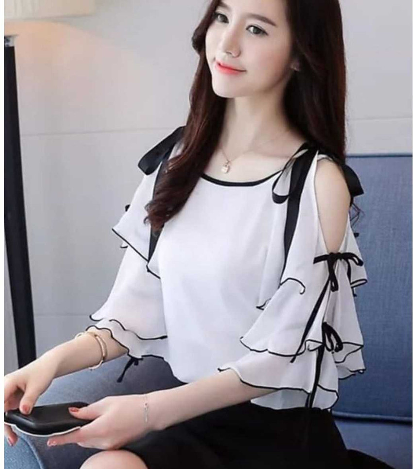 Girls white shop top