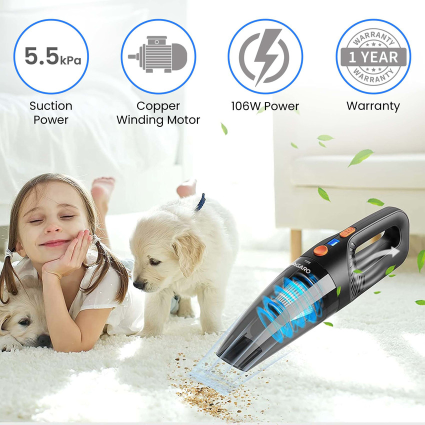 AGARO Cordless Rechargeable Portable Handheld 110W 8A Car Vacuum