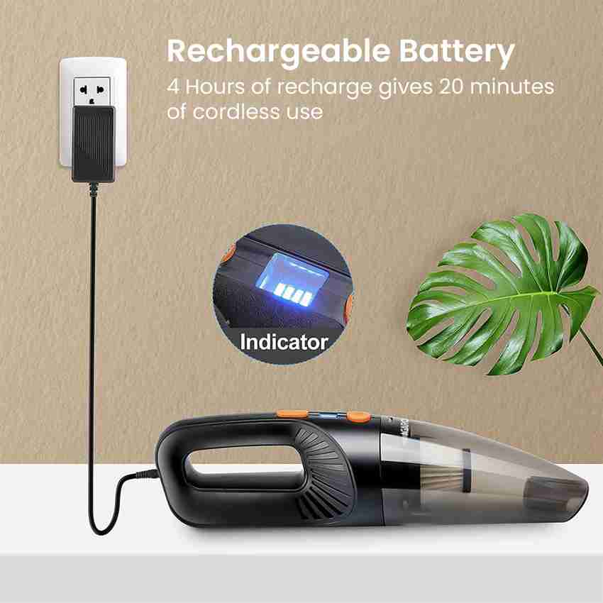 AGARO Cordless Rechargeable Portable Handheld 110W 8A Car Vacuum
