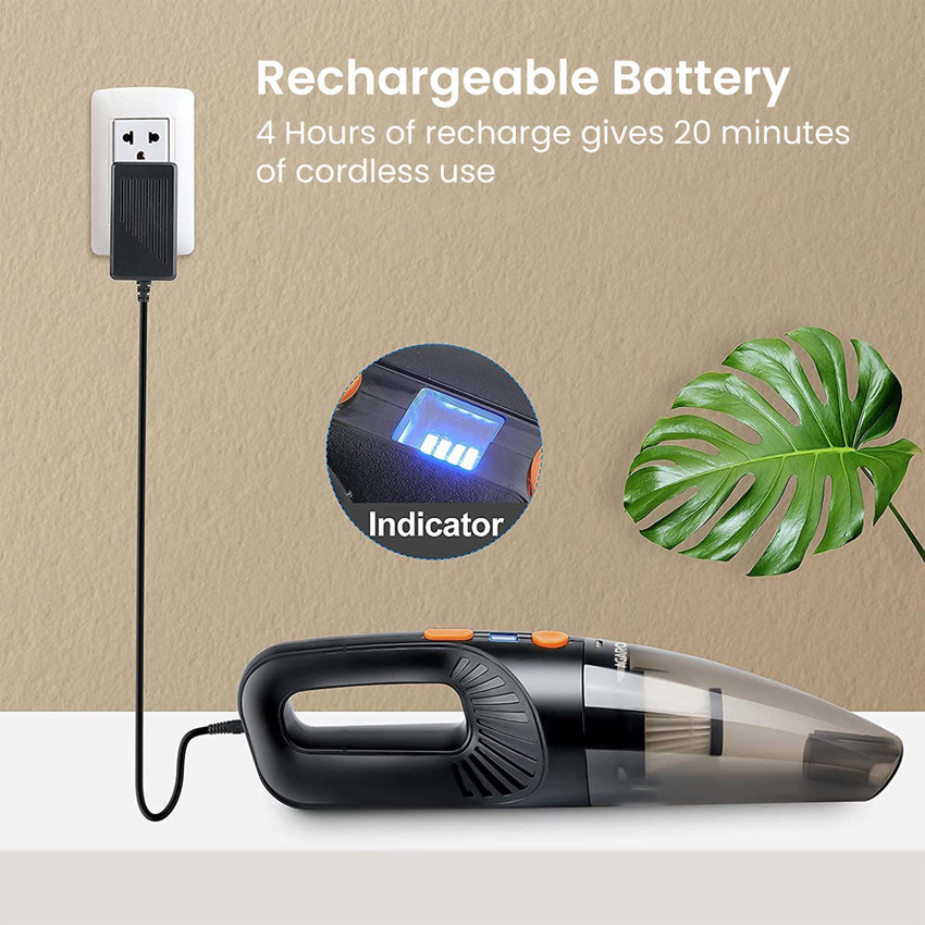 Rechargeable portable deals vacuum cleaner car