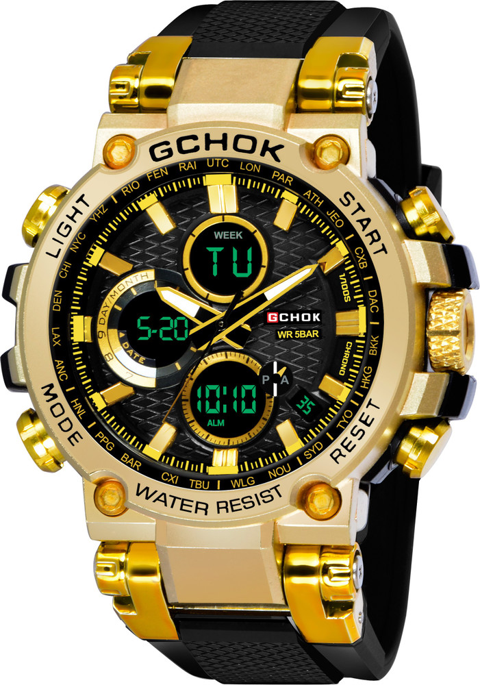 GCHOK Analog Digital Watch For Men Buy GCHOK Analog Digital