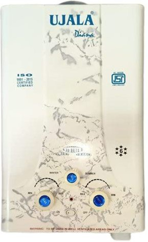 Star Greenline 6 L Gas Water Geyser (Ujala Diana, White) Price in India -  Buy Star Greenline 6 L Gas Water Geyser (Ujala Diana, White) online at  Flipkart.com
