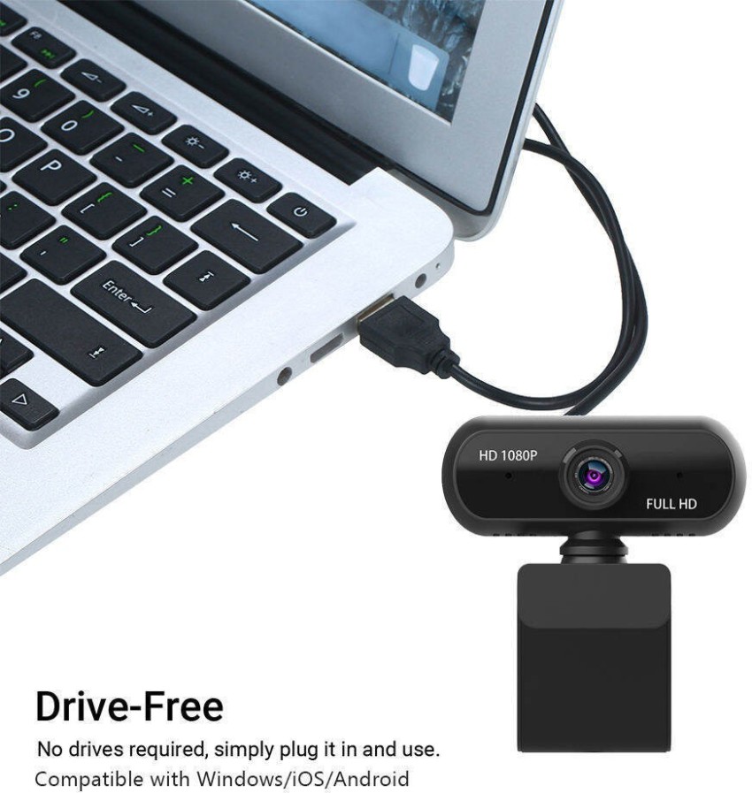 Asleesha 4K Web Camera with Microphone, 360° Rotation Web Cam, Desktop  Laptop USB Camera, Plug and Play for PC Widescreen Video Conference, Live  and Gaming, Compatible with Windows Mac OS : 
