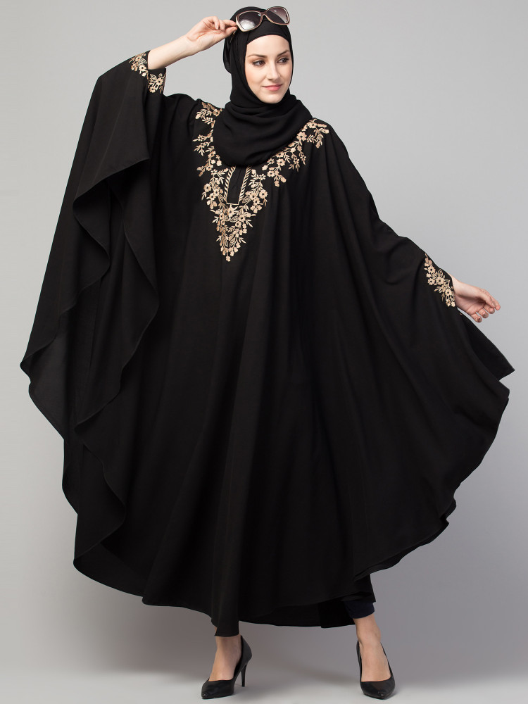 Butterfly abaya top designs 2019