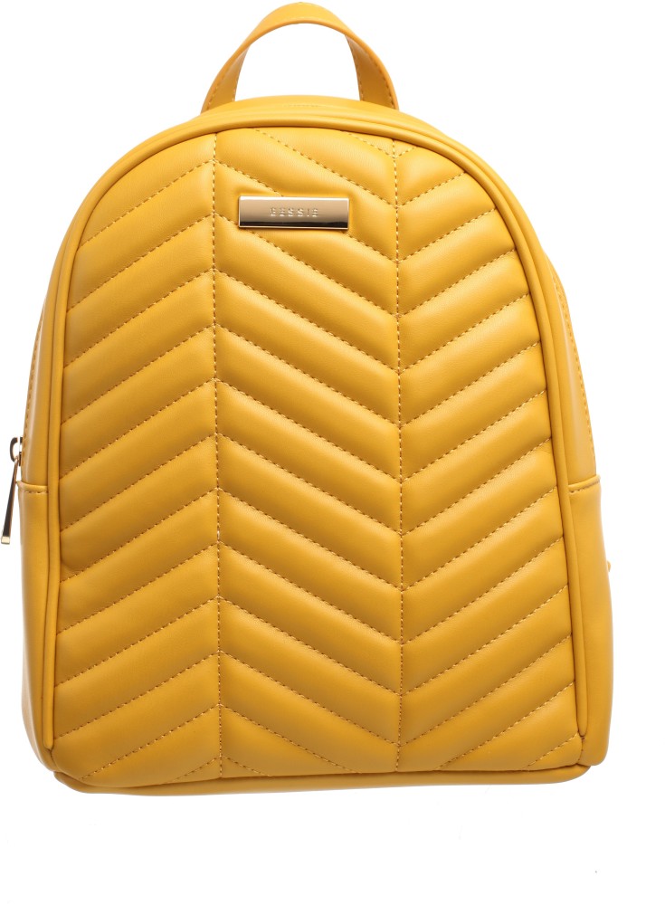 BESSIE BL4713 Green 10 L Backpack Yellow Price in India