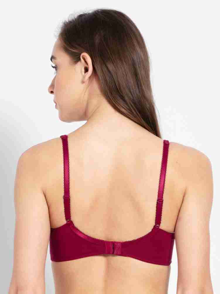Buy Jockey Women's Maroon Solid Cotton Blend Pack of 1 Non Padded Non Wired  Bra Online at Best Prices in India - JioMart.