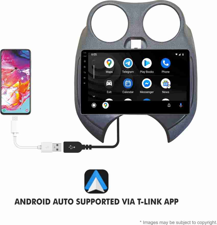 Android Auto Radio For Nissan Micra K12 C&C Carplay DAB GPS SatNav IPS Head  Unit