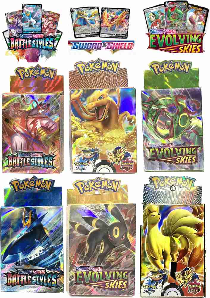 Pokemon Cards Gold Silver Black Combination Vmax GX Card Collection Battle  Game Card Spanish English French German Child Toys