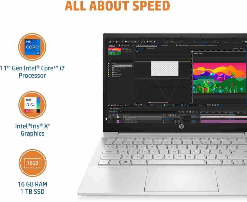 HP Pavilion Intel Core i7 11th Gen 1195G7 - (16 GB/1 TB SSD/Windows 11  Home) 14-dv1029TU Thin and Light Laptop Rs.92110 Price in India - Buy HP  Pavilion Intel Core i7 11th