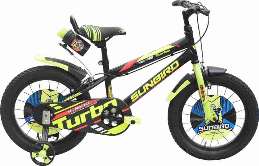SUNBIRD TURBO 14T WITH WATER BOTTLE AND PVC MUDGUARD 14 T BMX