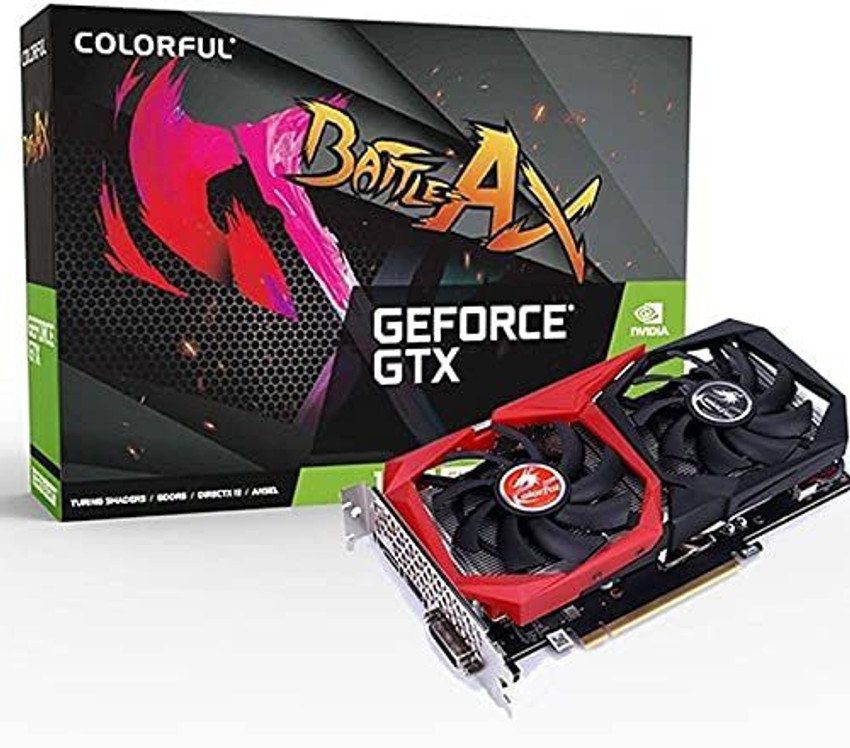 Colorful NVIDIA GTX 1650 NB 4GD6 V GDDR6 4 GB GDDR6 Graphics Card