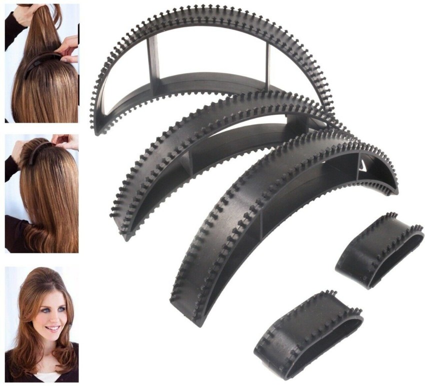 Big Hair Bump Styling Insert Tool, Bump It Up Volume Inserts Hair Piece,  Black Updos Hair Style Tool for Women