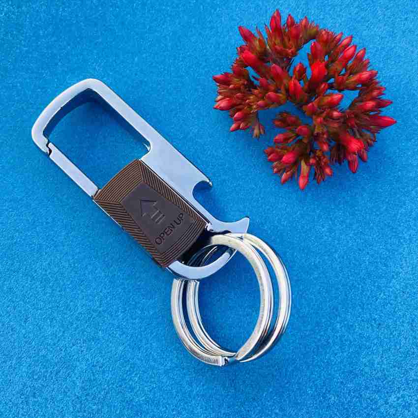 DECCAN Steel Key Ring Clip, Hook Keychain Holder For Men Bikes Car