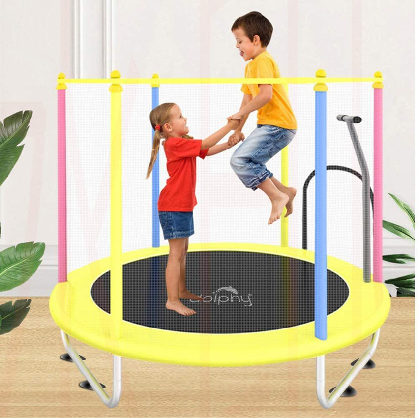 DOLPHY 48 Kids Trampoline with Safety Enclosure Net Folding Handle 48 Kids Trampoline with Safety Enclosure Net Folding Handle shop for DOLPHY products in India. Flipkart