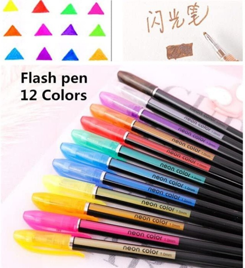 DEZIINE 12 PCS Glitter Gel Pens Art Marker for Drawing Crafting Kids PASTEL Gel  Pen - Buy DEZIINE 12 PCS Glitter Gel Pens Art Marker for Drawing Crafting  Kids PASTEL Gel Pen 