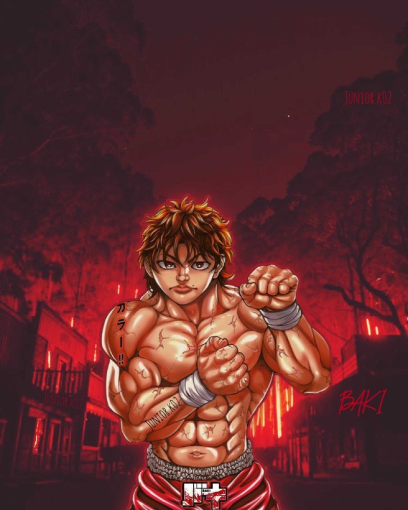 Baki, anime, muscle, HD phone wallpaper