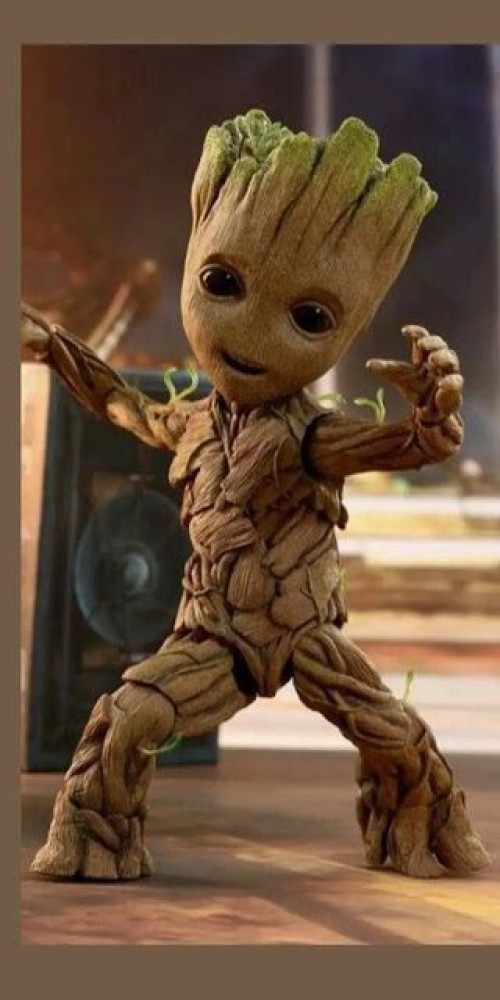 Baby groot poster Multicolor Photo Paper Print Poster Photographic