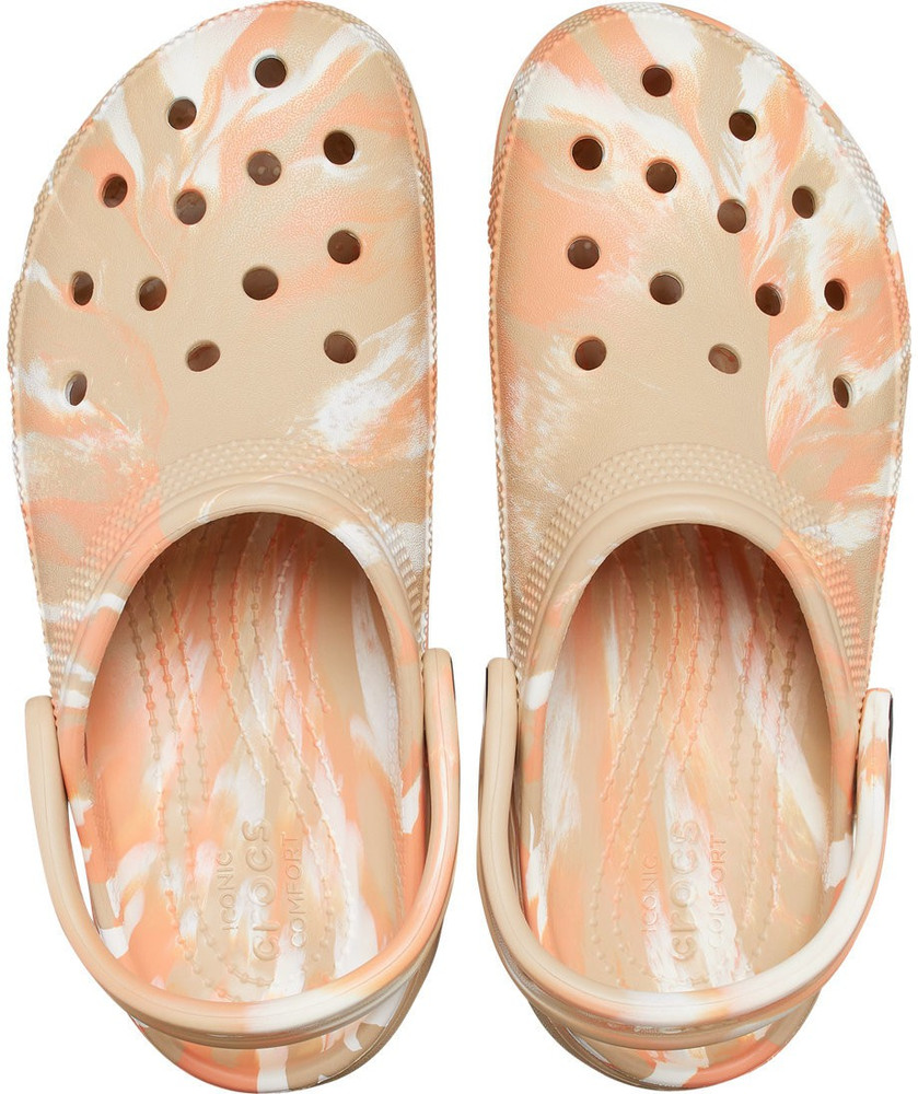 rose gold crocs