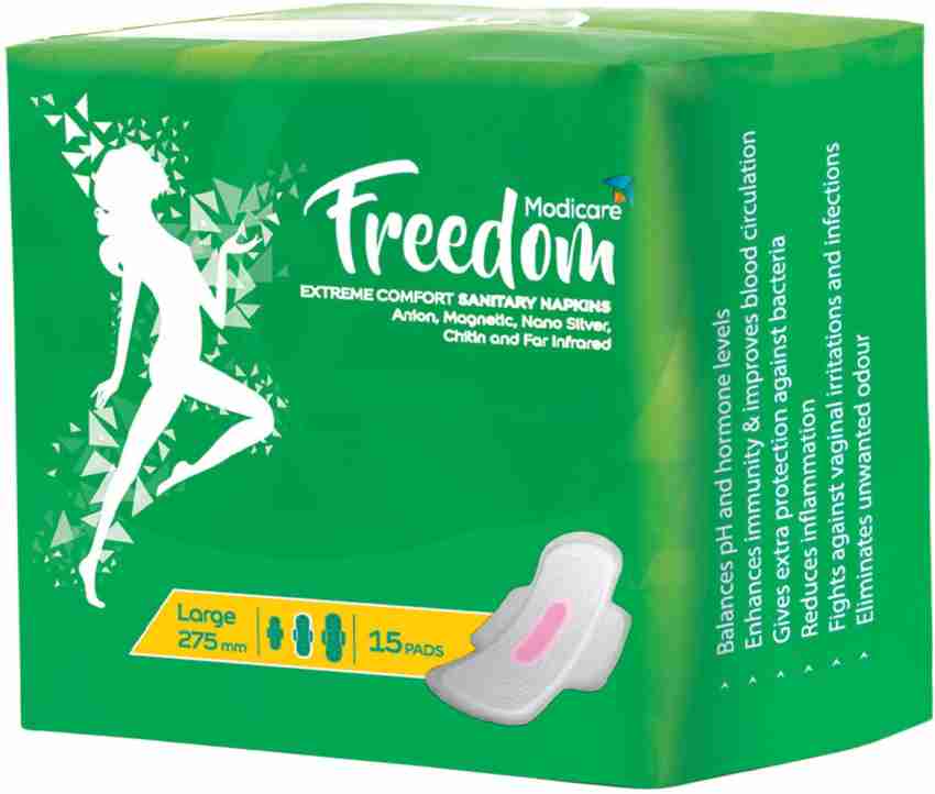 Modicare Freedom Comfort Sanitary Napkin Large-290mm, Pack of