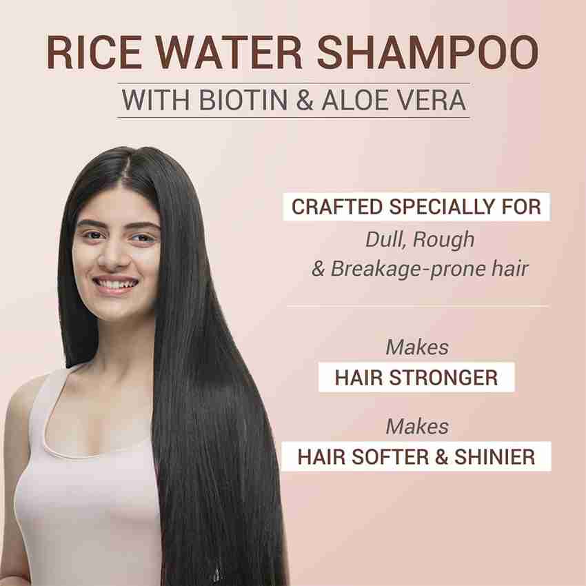 sesa Rice Water Shampoo with Biotin Aloe Vera for Soft Shiny Hair NO Sulphates Price in India Buy sesa Rice Water Shampoo with Biotin Aloe Vera for