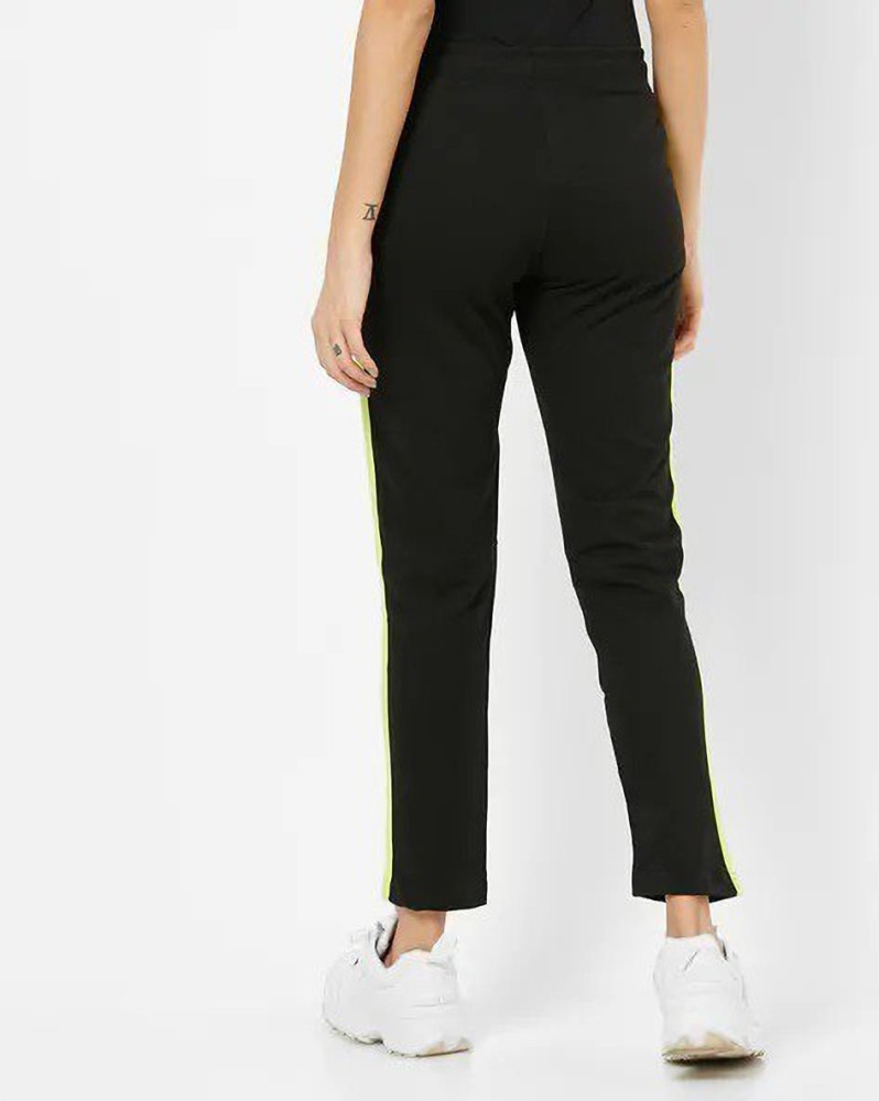 TEAMSPIRIT Solid Women Black Track Pants - Buy TEAMSPIRIT Solid
