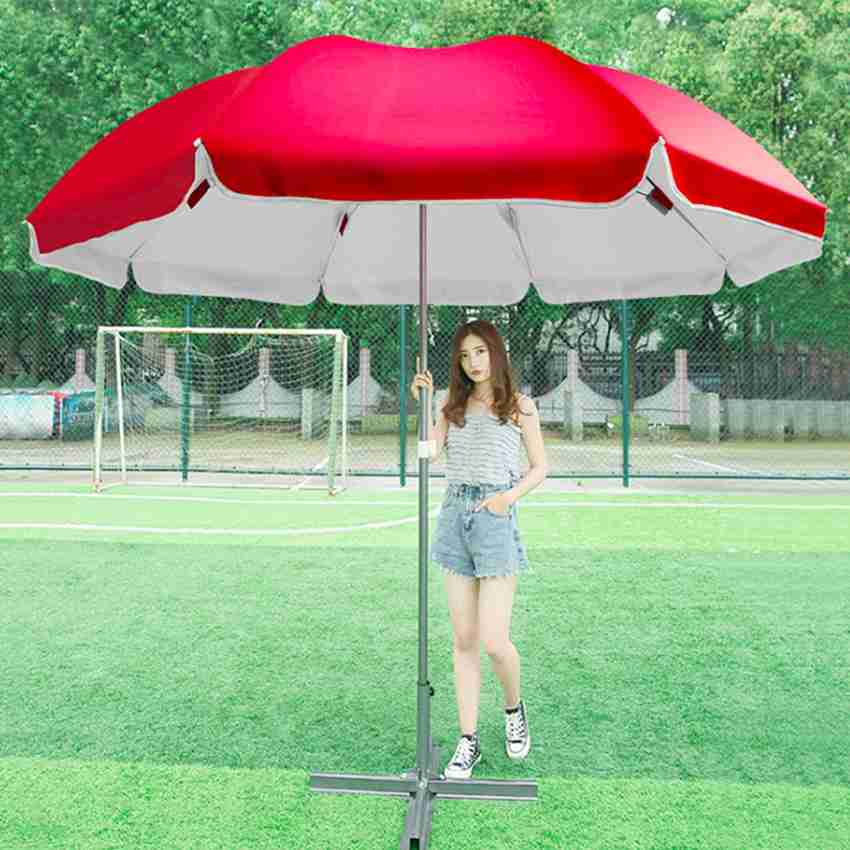 GREEN BIRD Outdoor Garden Umbrella With Stand 8ft 48in for Men
