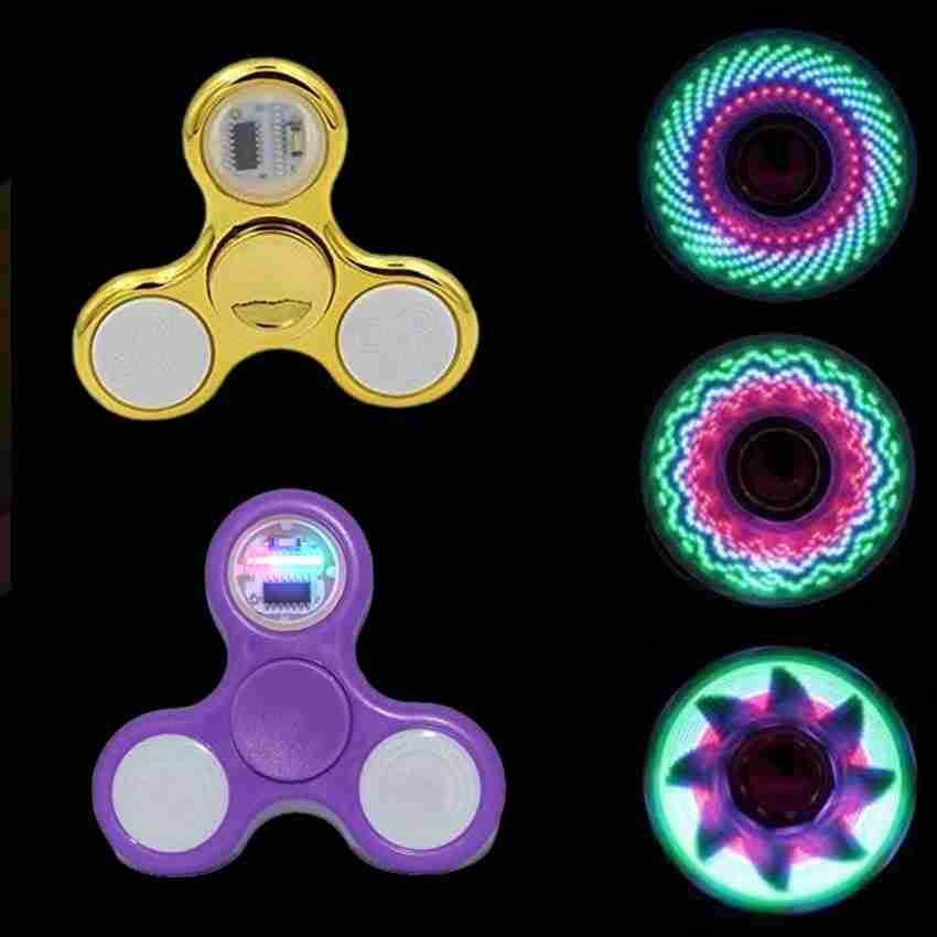 Fidget spinner de led top