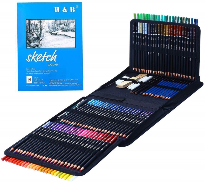 Wynhard 145 Pcs Artist sketch pencil set Drawing pencils  Sketching Pencil Set - 145 Pcs Artist Sketch Pencil Set Drawing Pencils  Sketching Pencil Set Colors Set