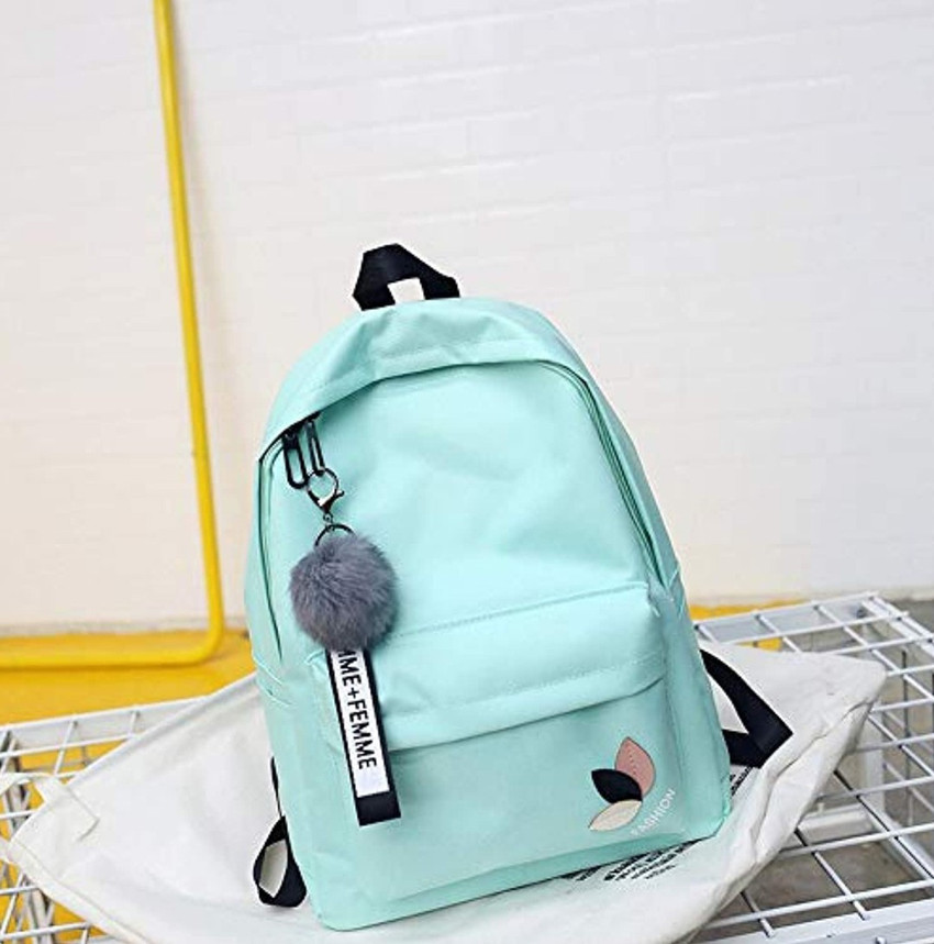 Alina School Bags For Girls Student Latest Trendy Bag For College Waterproof Backpack 20 L Laptop Backpack Green Price in India Flipkart
