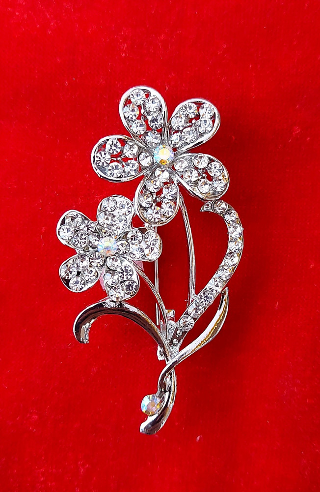 SHUBHCREATION SILVER FLOWER BROOCH PIN SAREE PIN FOR WOMEN BROOCHES PIN Brooch Price in India Buy SHUBHCREATION SILVER FLOWER BROOCH PIN SAREE PIN FOR WOMEN BROOCHES PIN