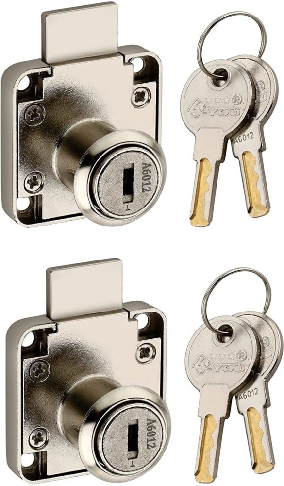 Ampex Combination Key Lock Multi Drawer Locks, Silver, Packaging Size: 2*2  at Rs 49/piece in Aligarh
