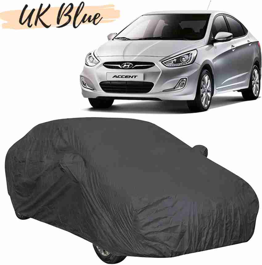 Accent top blue car