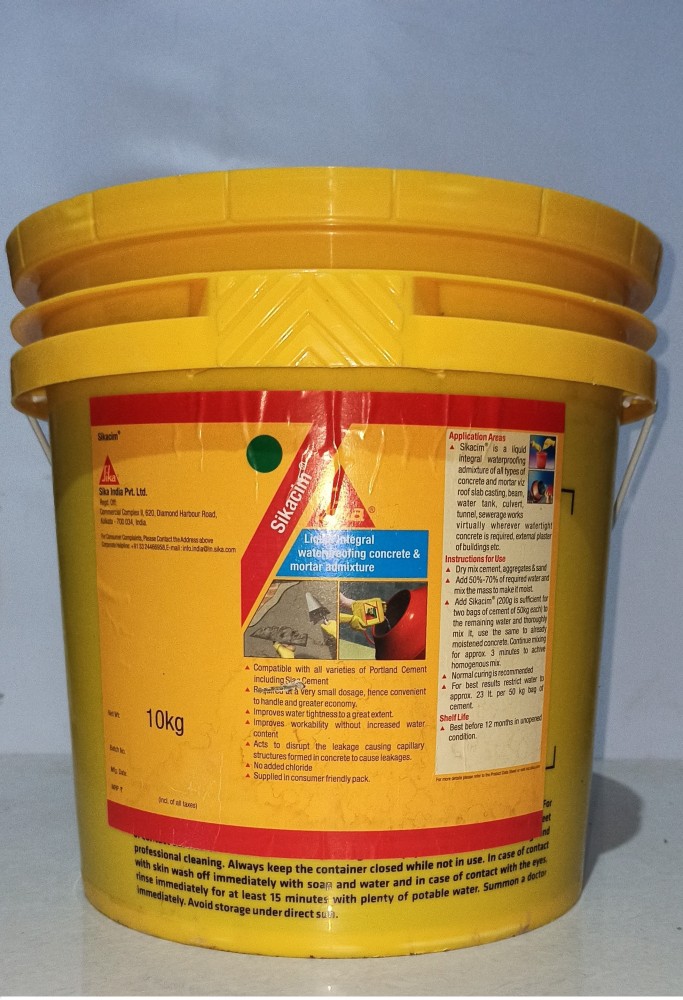 Sika Cim- Liquid Integral Waterproofing Admixture For All Types Crack  Filler Price in India - Buy Sika Cim- Liquid Integral Waterproofing  Admixture For All Types Crack Filler online at