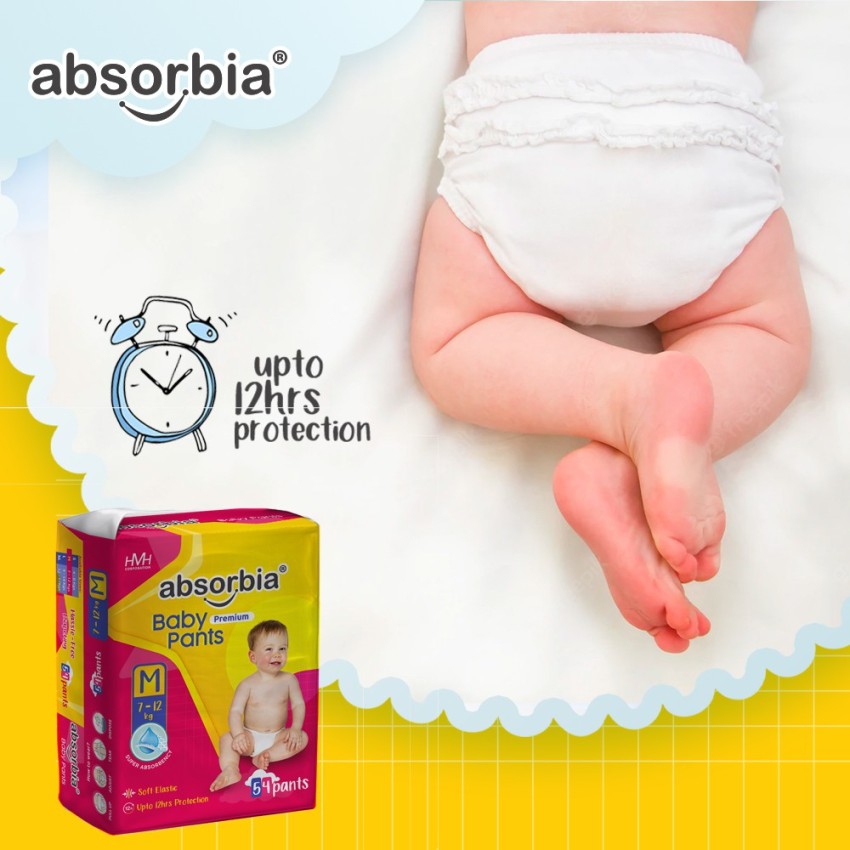 Teddyy Premium Baby Diaper Pants Medium Buy packet of 56 diapers at best  price in India  1mg