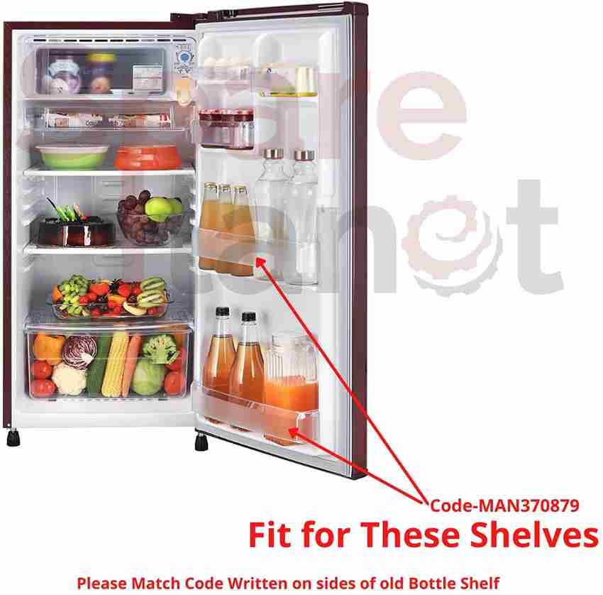 spareplanet LG SINGLE DOOR FRIDGE BOTTLE RACK SHELF Part No MAN370879 Fridge Door Shelf Price in India Buy spareplanet LG SINGLE DOOR FRIDGE BOTTLE RACK SHELF Part No MAN370879 Fridge Door