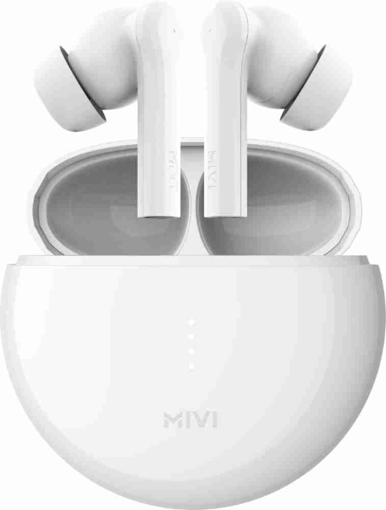 Mivi DuoPods F60 ENC with 50 Hrs Playtime Made in India Powerful Bass 4 Mics Bluetooth Headset