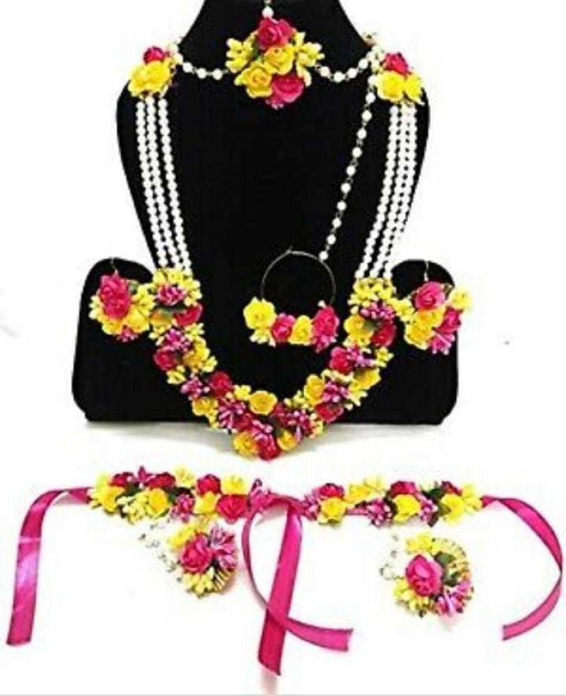 Flower jewellery on sale under 200