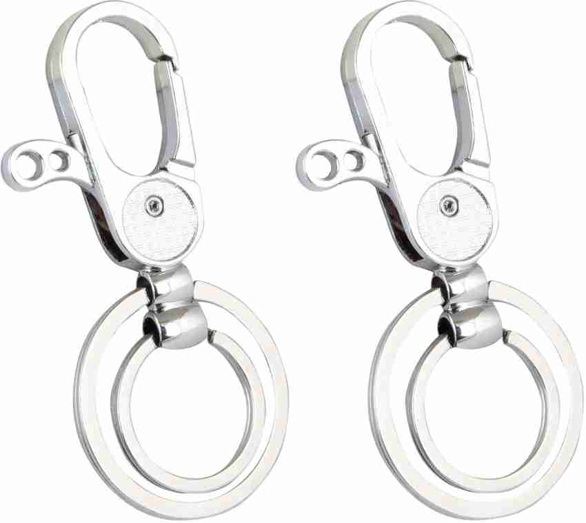 DECCAN Steel Key Ring Clip Small Hook Keychain For Bikes Car Men