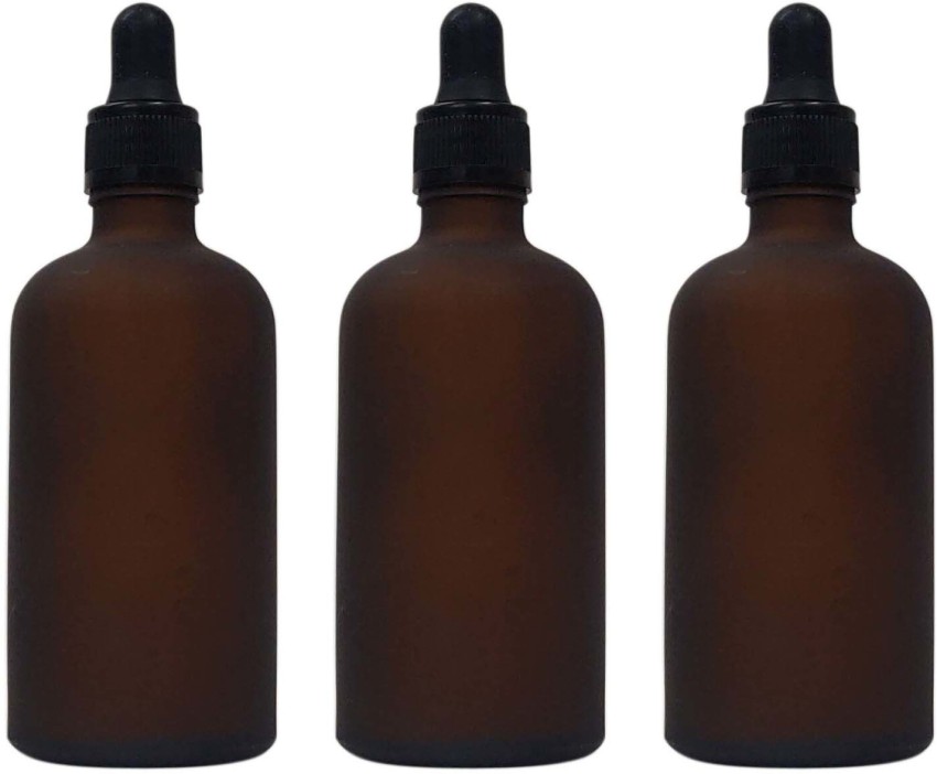 10mL Reagent Glass Storage Bottle 12Pcs Round Plastic Screw Cap Lab Home  Brown