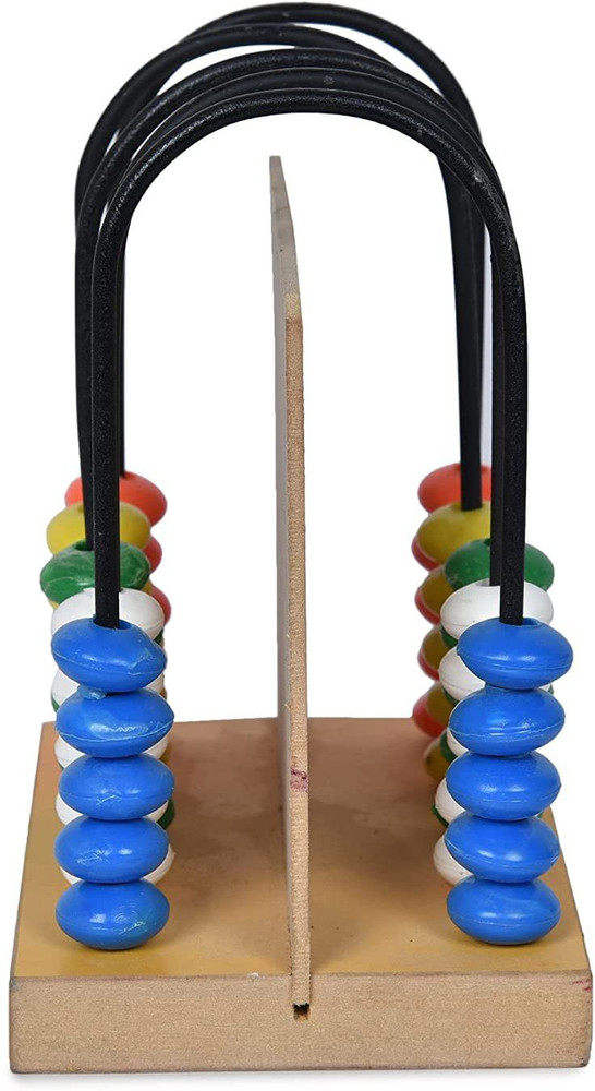 Rolimoli Wooden Colorful Abacus Maths Count add Subtract