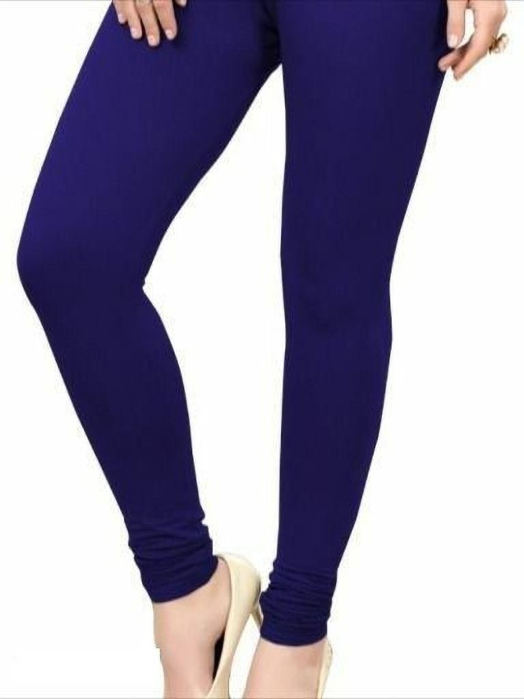 Western Blue Ankle Leggings for Girls & Women