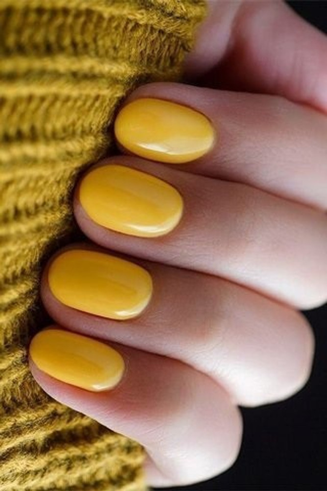 Yellow nail paint discount