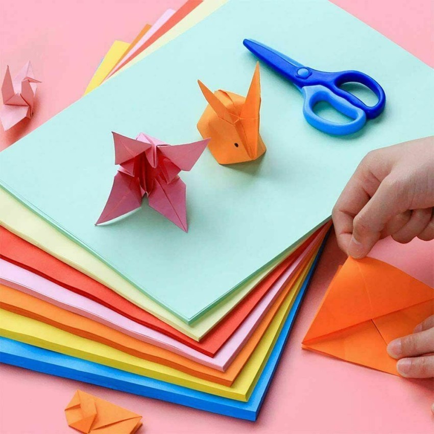 Buy KRASHTIC Color Paper For Art & Craft 15x15cm Size Set of 100 Sheet Craft  Paper For Kids Online at Best Prices in India - JioMart.