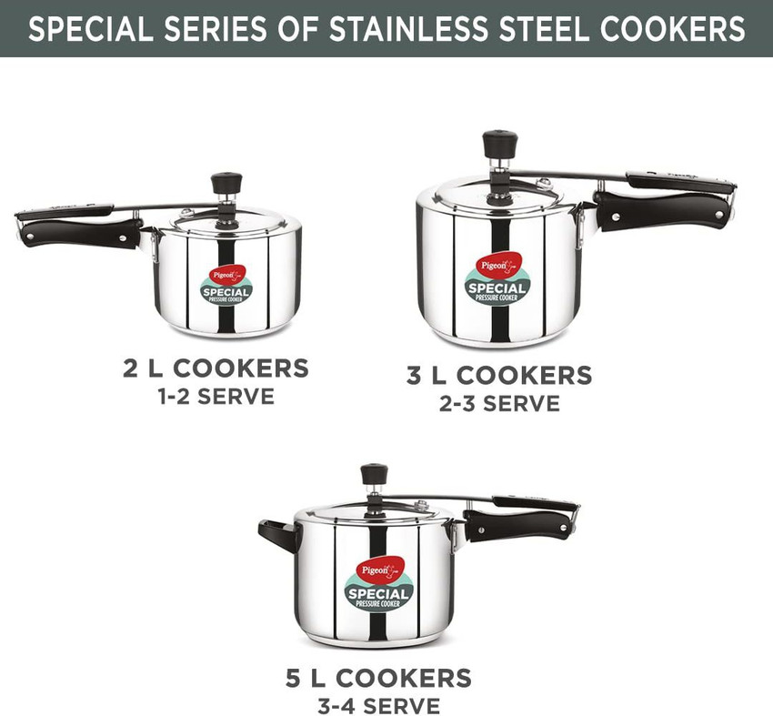 Pigeon 2 litre pressure cooker price new arrivals