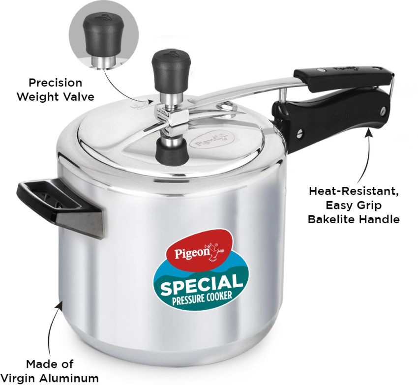 Pigeon pressure best sale cooker weight