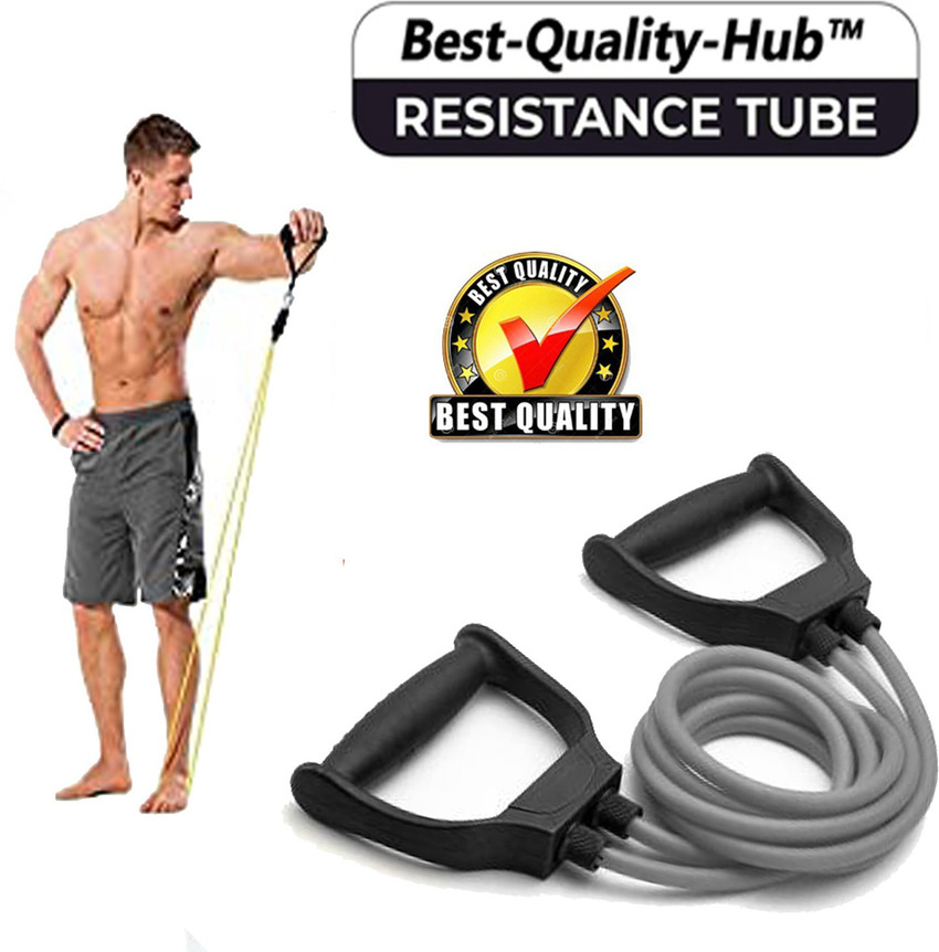 Buy Best Quality Hub Exercise toning tube for workout resistance Band Original best Quality Resistance Tube Online at Best Prices in India Sports Fitness Flipkart